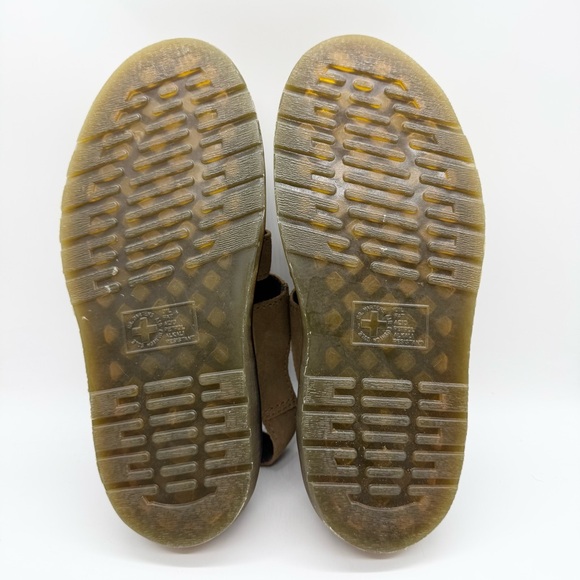 Dr. Martens Wrenlie Bronx Suede Fisherman Sandals Chunky Platform Tan Sz L9/M8‎ - Picture 9 of 11